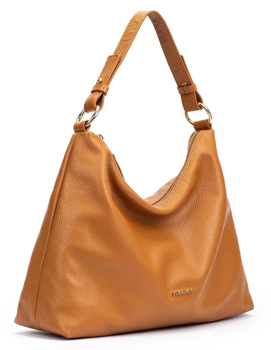 Bolsa hobo Beget de piel para mujer 10