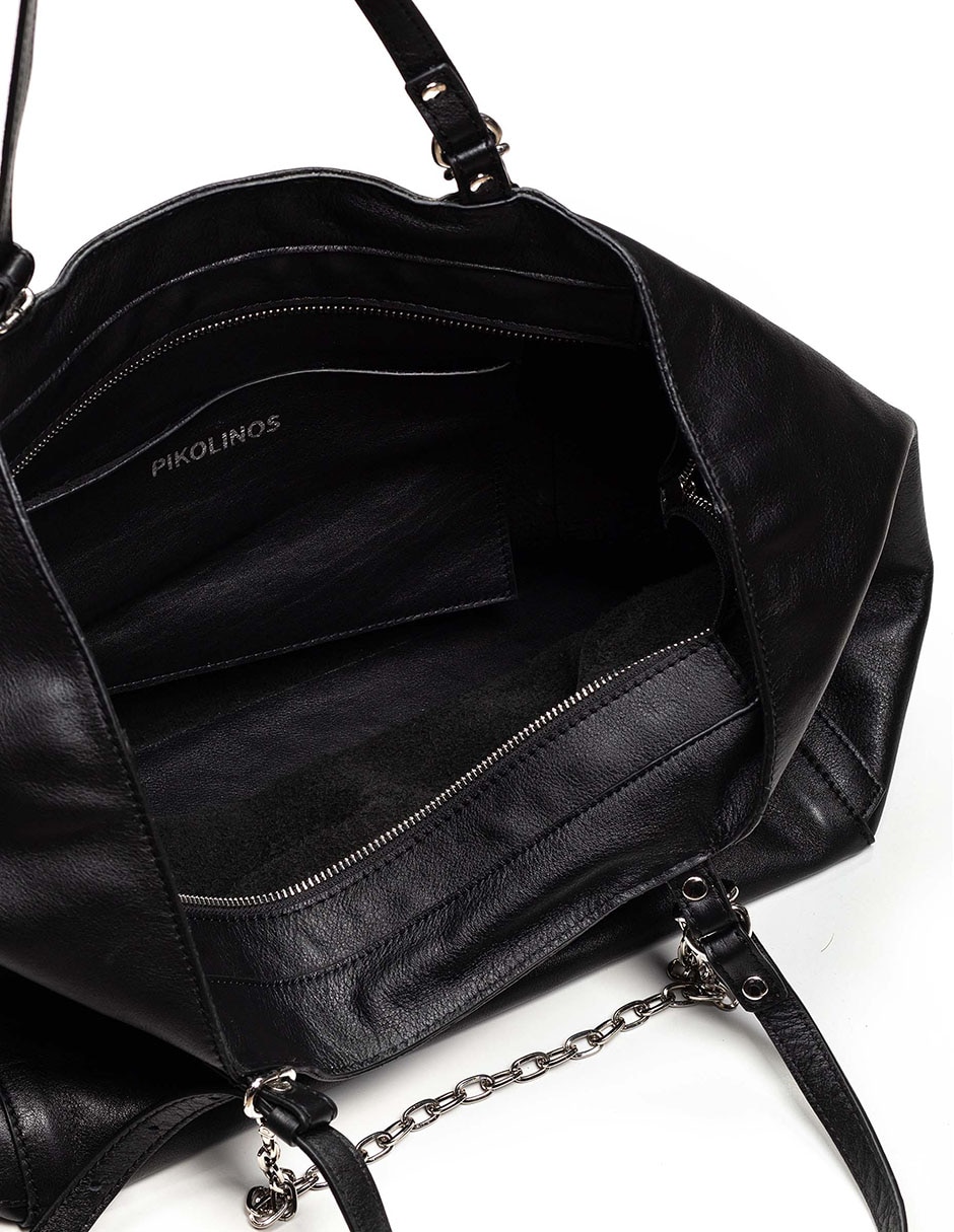 Bolsa shopper Pikolinos Mouro de piel para mujer