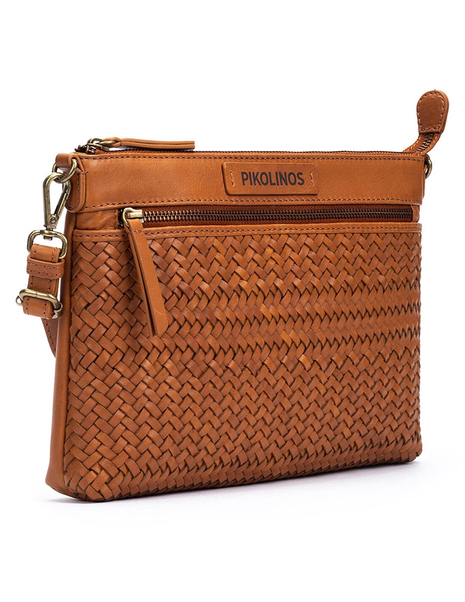 Bolsa bandolera Pikolinos Baleares de piel para mujer