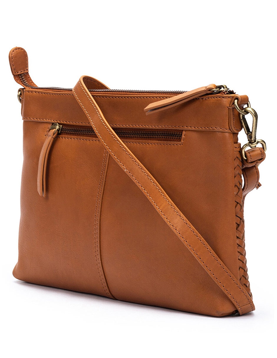 Bolsa bandolera Pikolinos Baleares de piel para mujer
