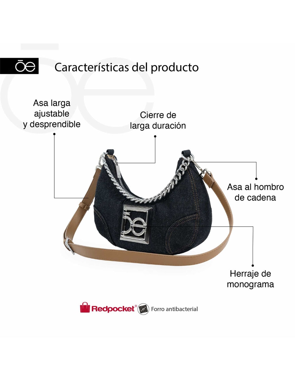 Bolsa hobo Cloe Jilik para mujer