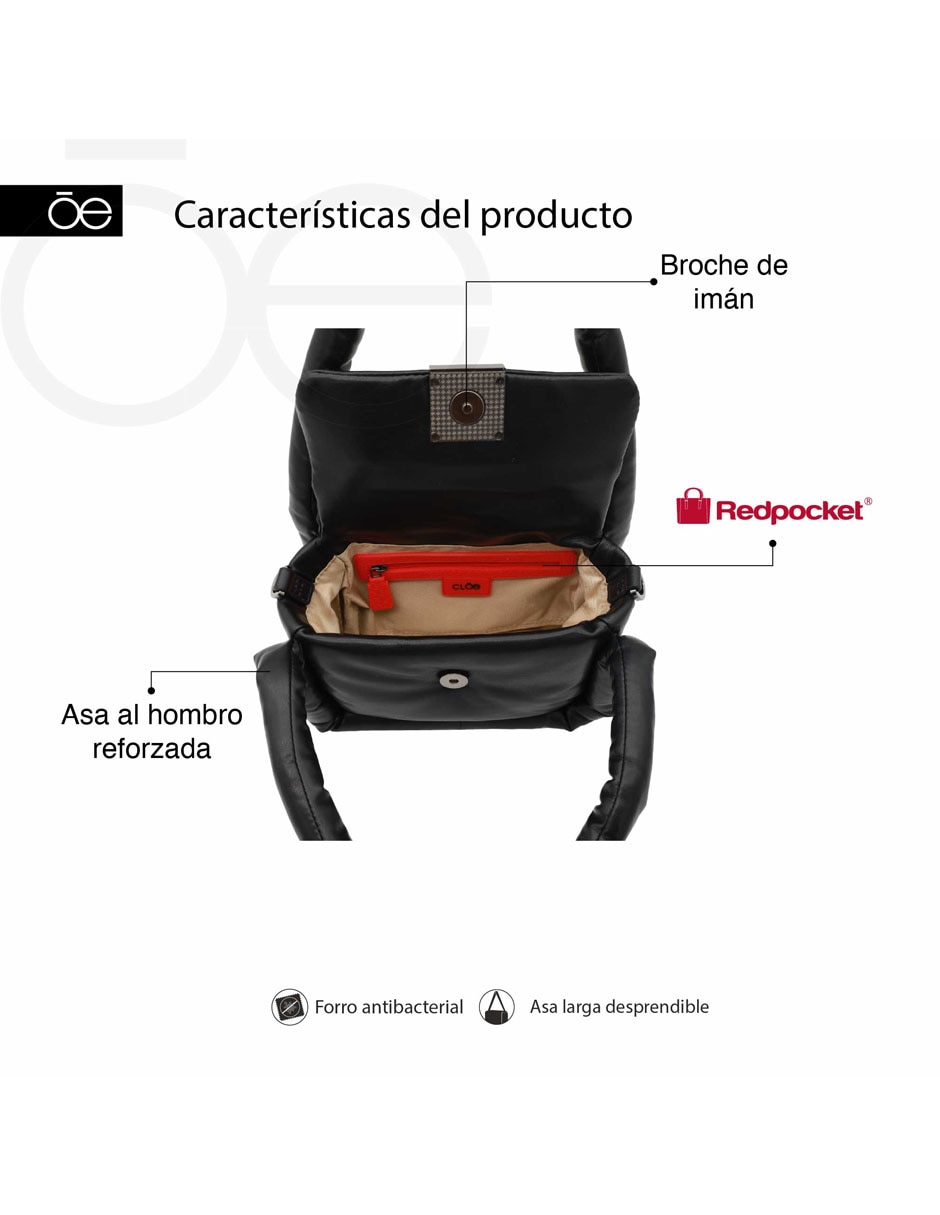 Bolsa shoulder Cloe para mujer
