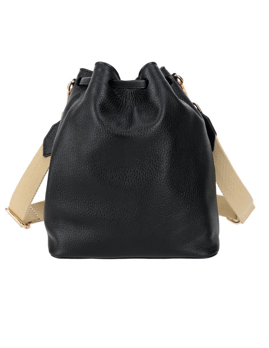Bolsa bucket guadalupe vázquez eros de piel para mujer