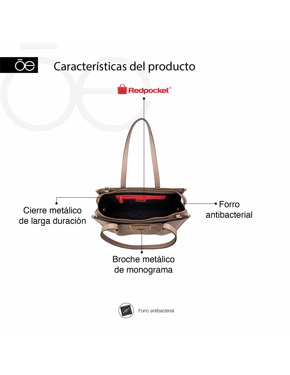 Bolsa satchel Cloe Igaldi para mujer