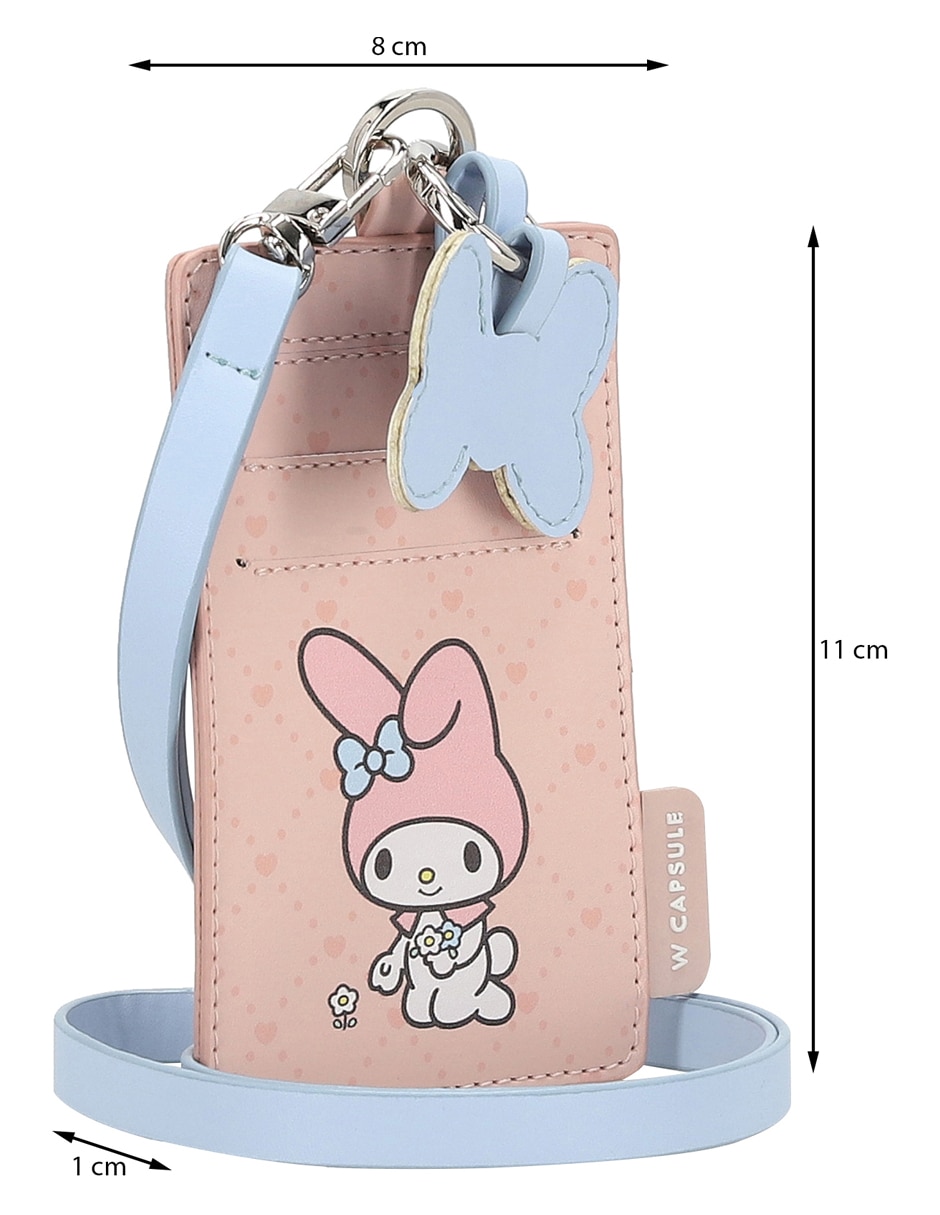 Tarjetero w capsule my melody para mujer