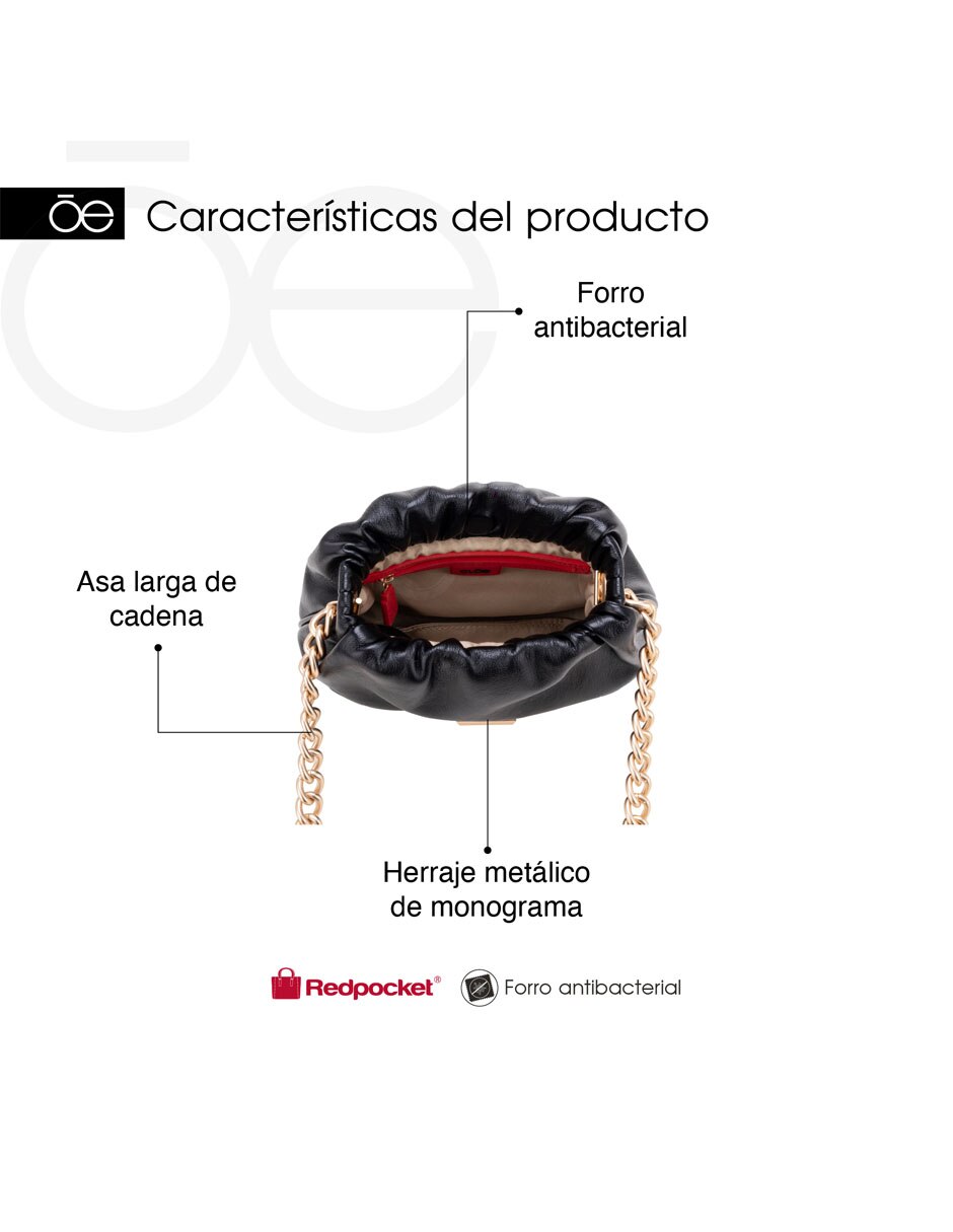 Bolsa crossbody Cloe Agavil de piel vegana para mujer