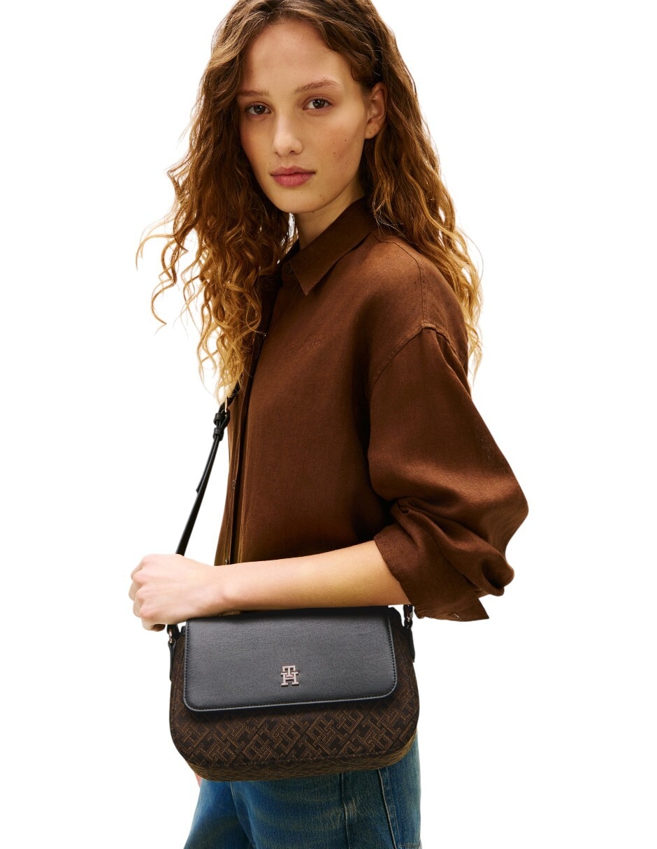 Bolsa crossbody Tommy Hilfiger Jacquard para mujer