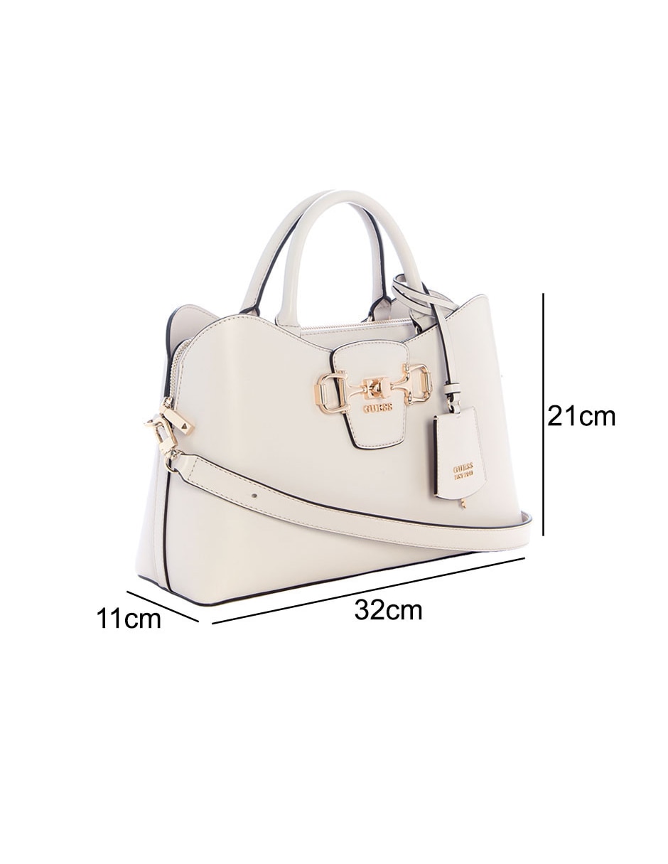 Bolsa satchel Guess Janie para mujer