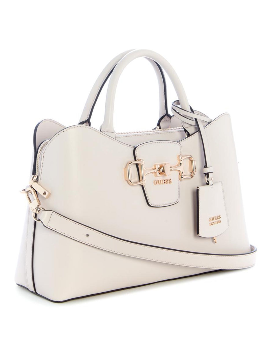 Bolsa satchel Guess Janie para mujer