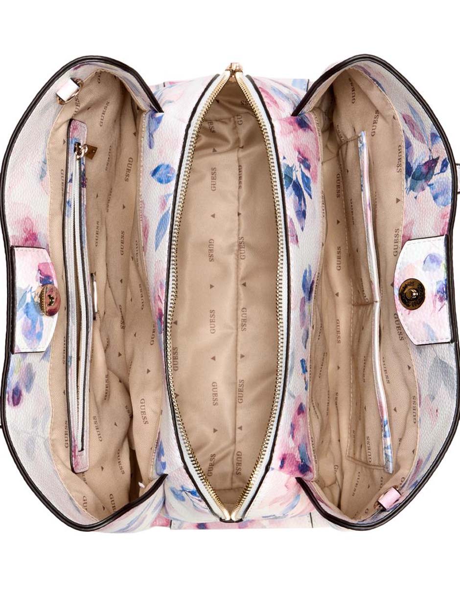 Bolsa satchel Guess Lucci para mujer
