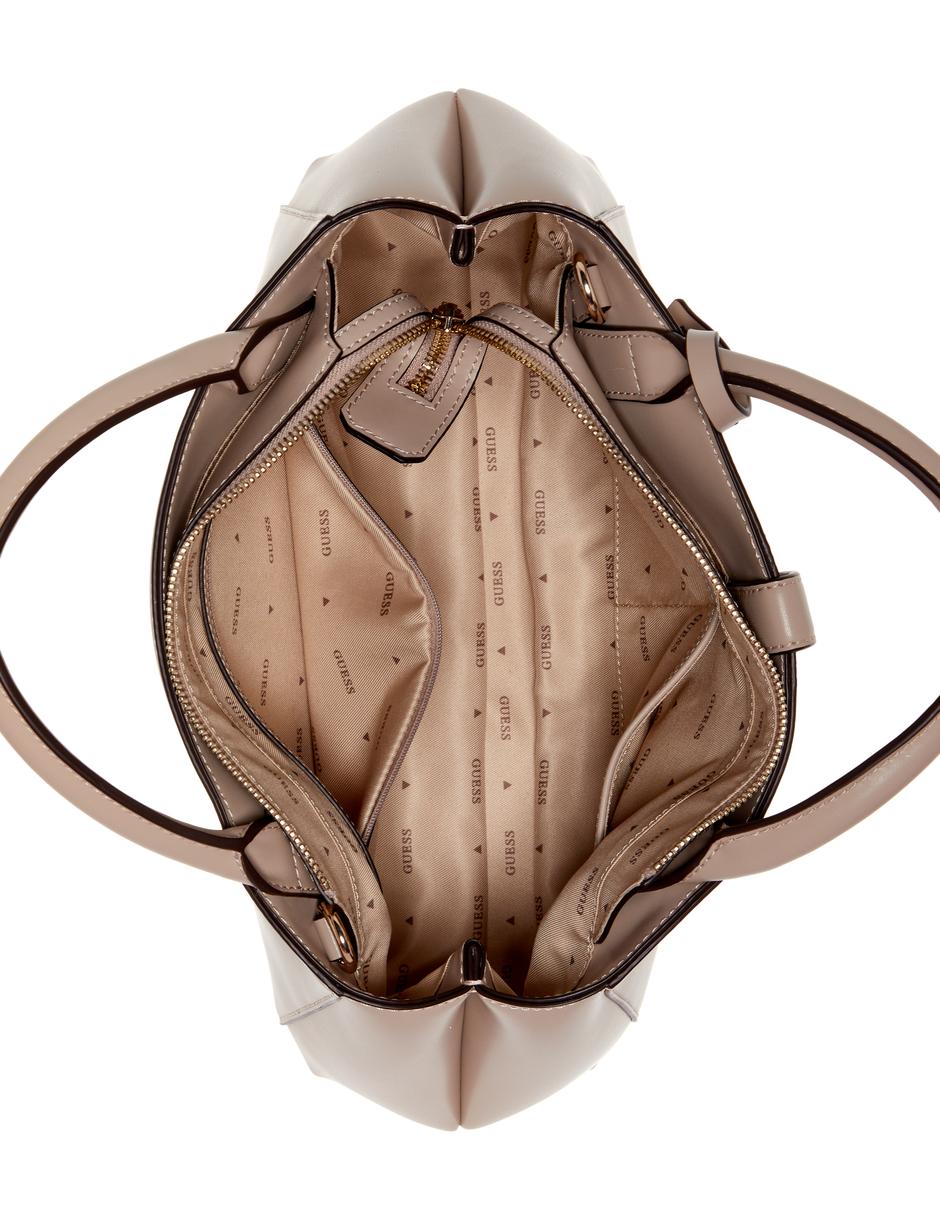 Bolsa satchel Guess Carrie para mujer