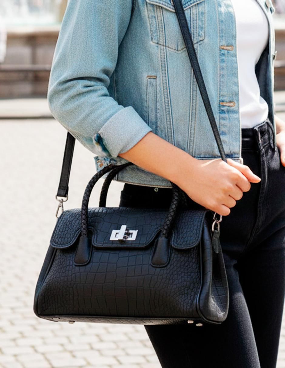 Bolsa satchel Trendy para mujer 7