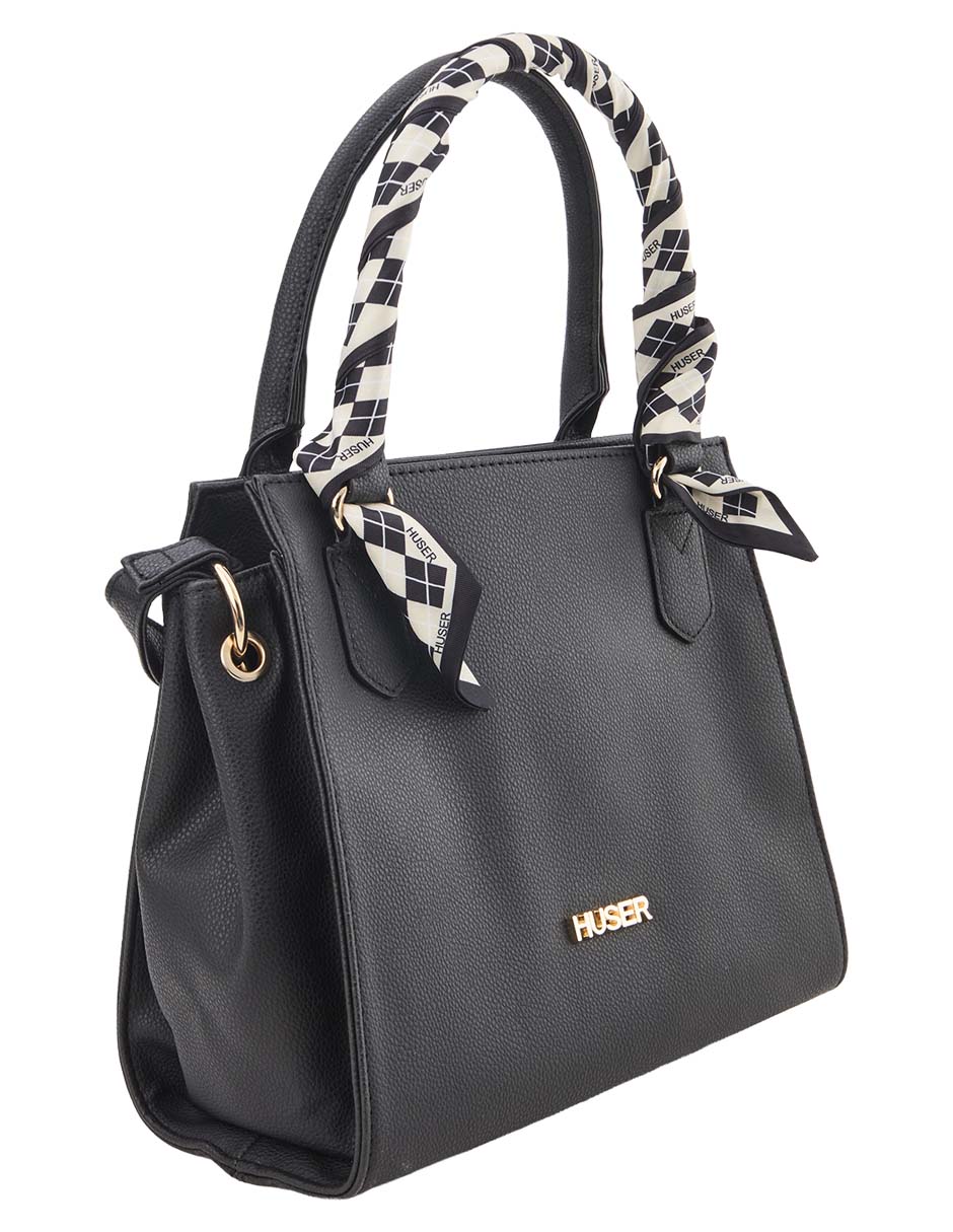 Bolsa satchel Huser Basics para mujer
