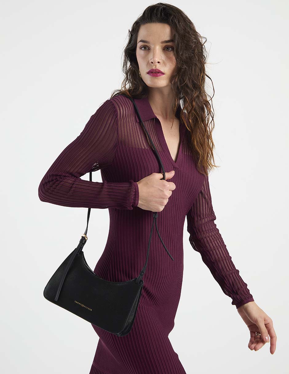 Bolsa crossbody tommy hilfiger th modern para mujer