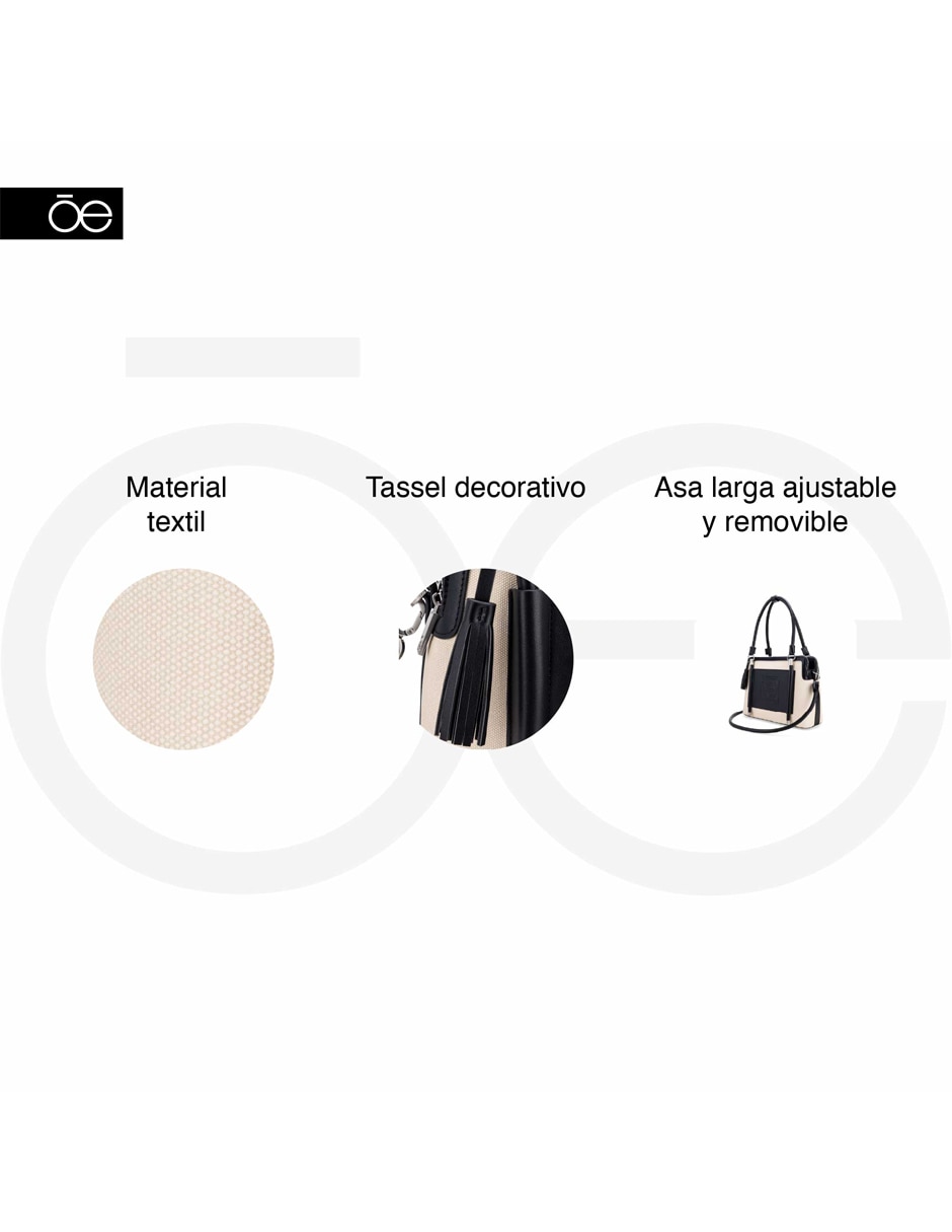 Bolsa satchel Briliani para mujer 5