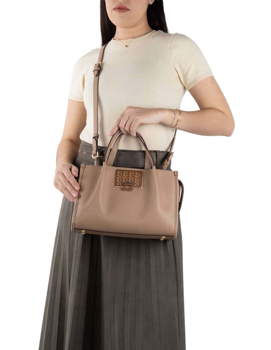 Bolsa satchel Igaldi para mujer 5
