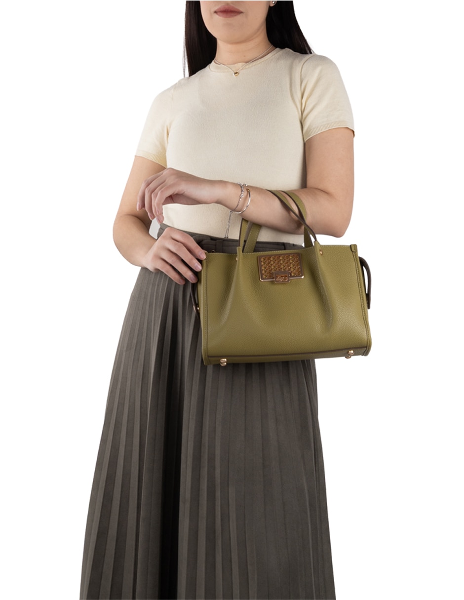 Bolsa satchel Igaldi para mujer 9