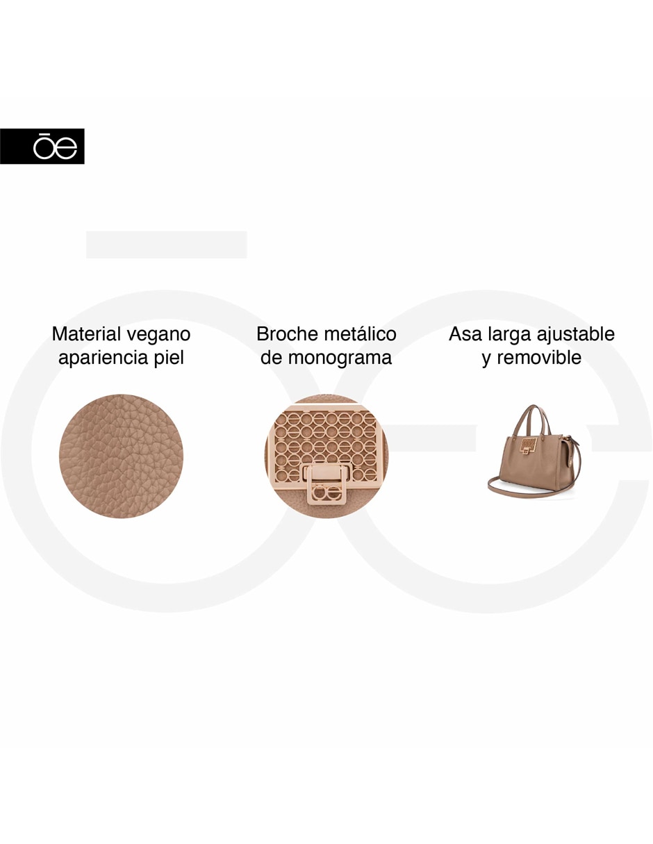 Bolsa satchel Igaldi para mujer 8