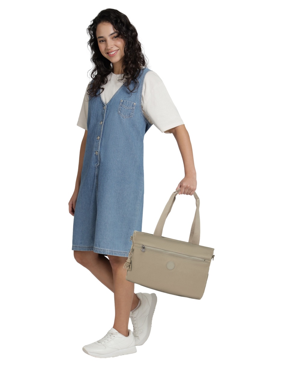 Bolsa crossbody de nylon para mujer