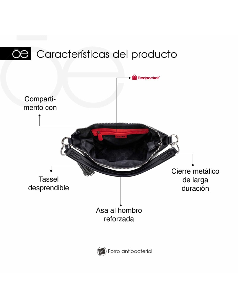 Bolsa shoulder Nailani para mujer 6