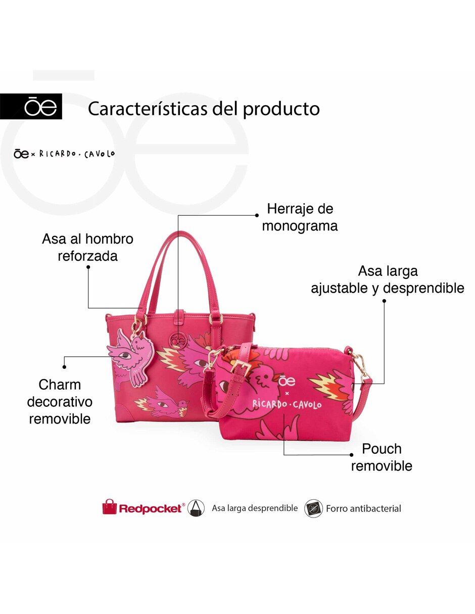Set de bolsas Ricardo Cavolo para mujer 5