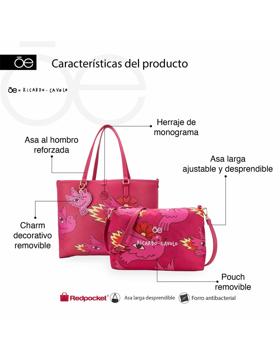 Set de bolsas Cloe Ricardo Cavolo para mujer