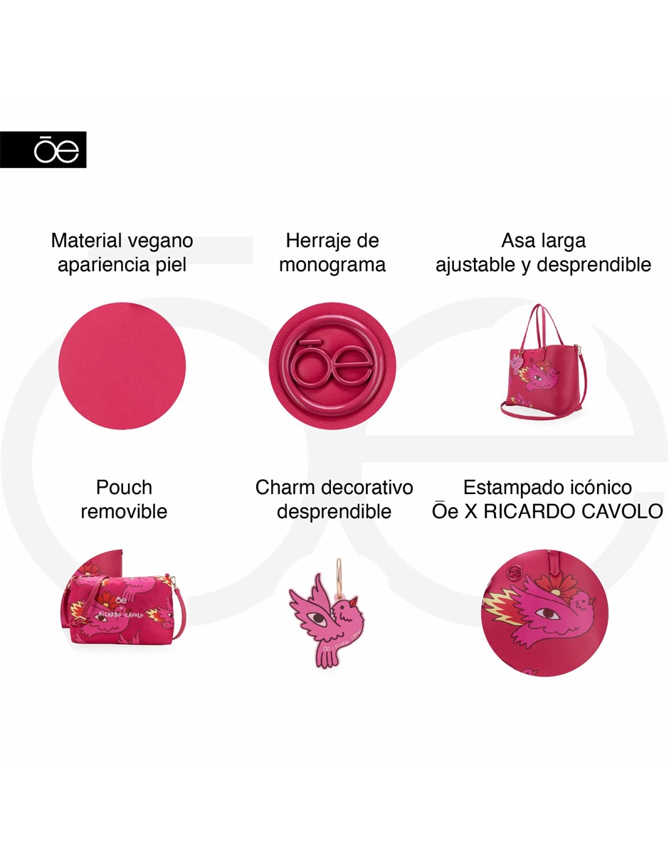Set de bolsas Cloe Ricardo Cavolo para mujer