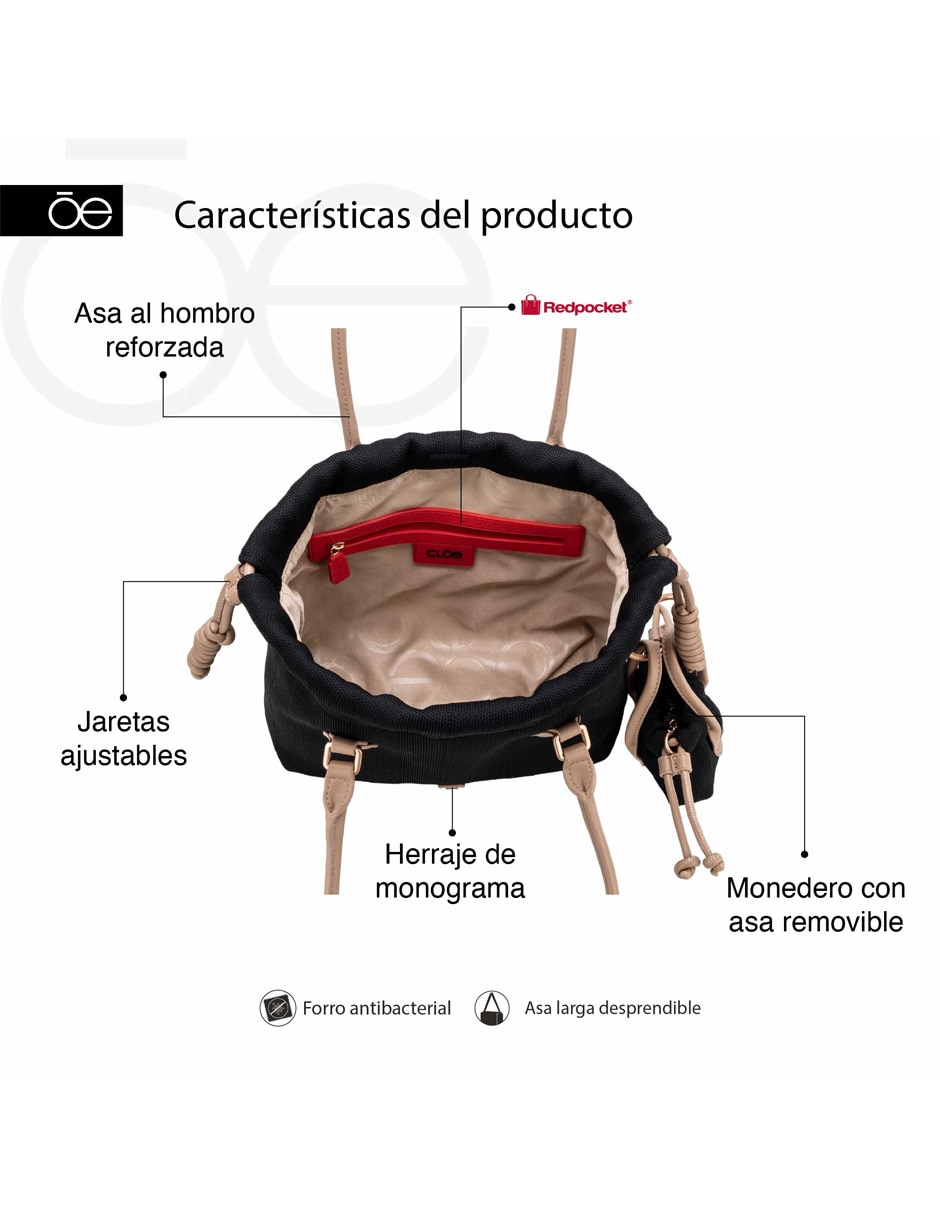 Bolsa tote Axaibi para mujer 8
