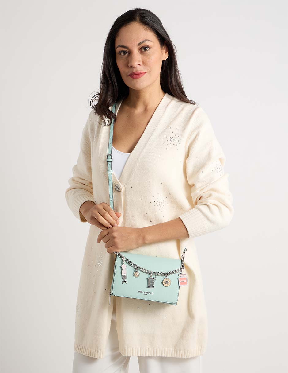 Bolsa Crossbody Lourdes de piel para mujer 5