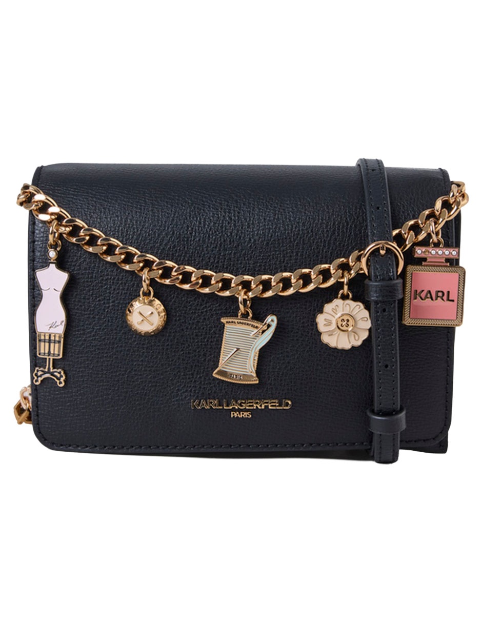 Bolsa crossbody Karl Lagerfeld Paris de piel para mujer