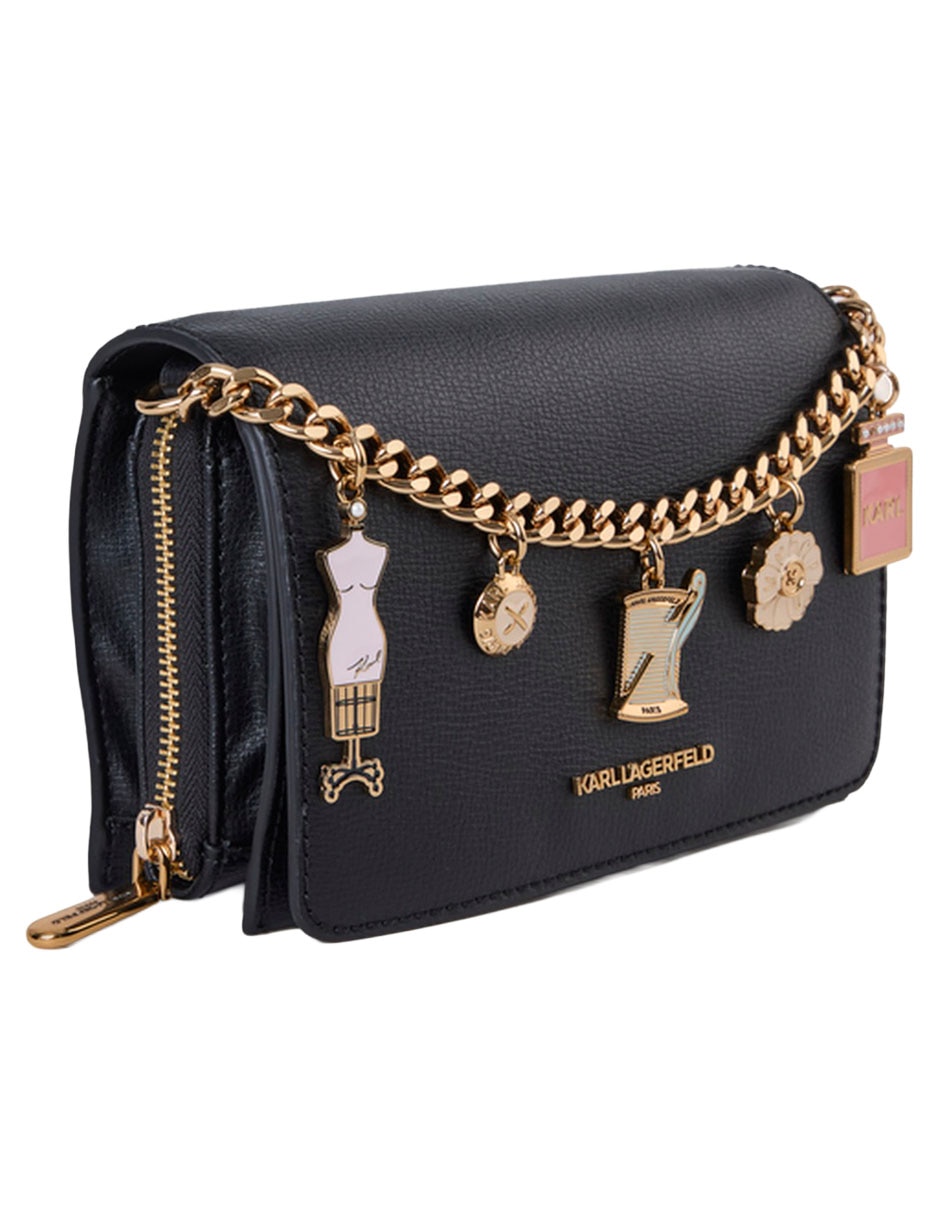 Bolsa crossbody Karl Lagerfeld Paris de piel para mujer