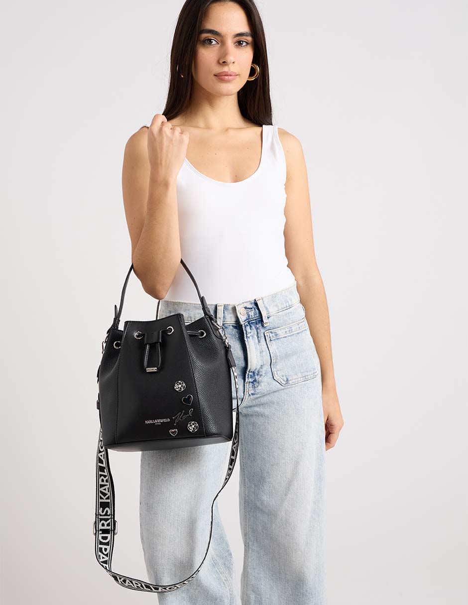 Bolsa bucket Karl Lagerfeld París para mujer