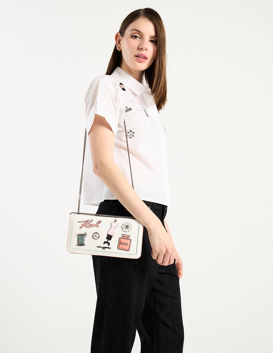 Bolsa shoulder de piel para mujer 5