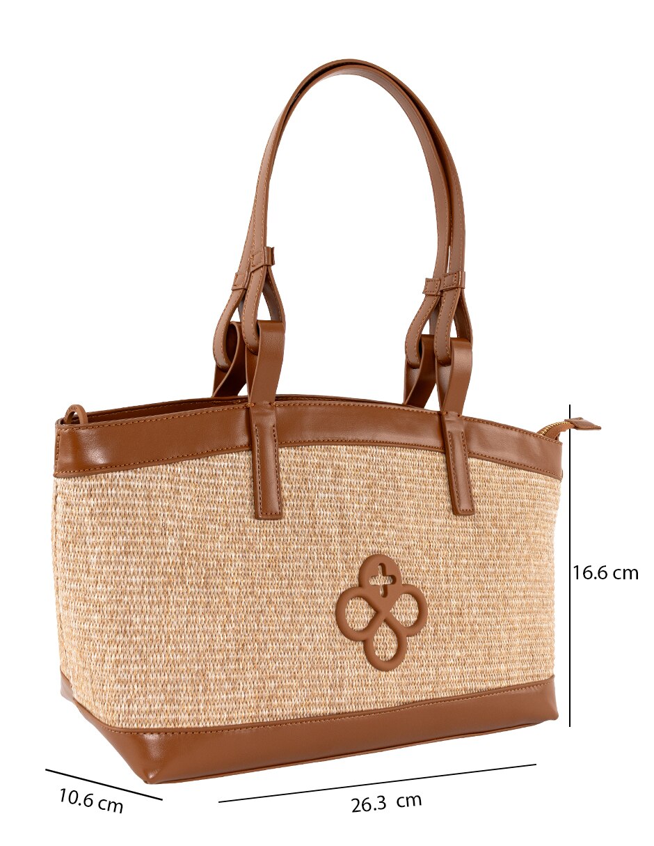 Bolsa satchel Promesa para mujer 5