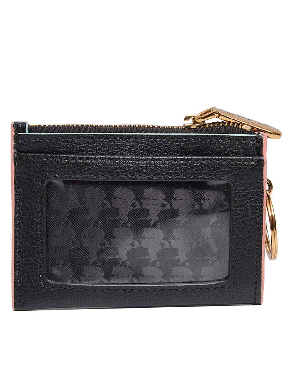 Bolsa wristlet cartera de piel para mujer 3