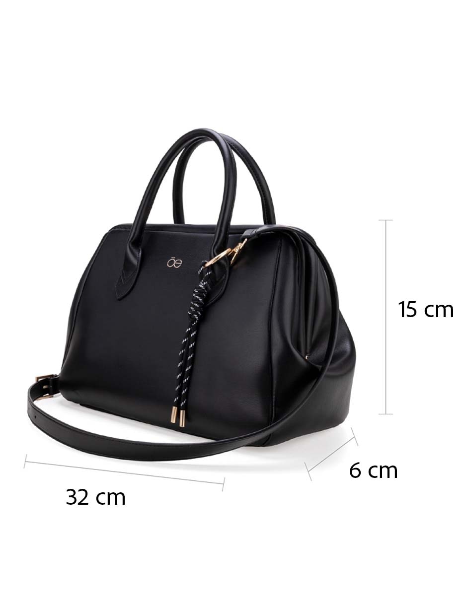 Bolsa satchel Cloe Ibidia de piel para mujer