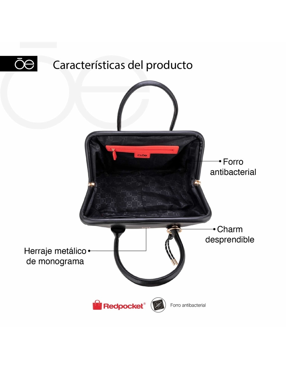 Bolsa satchel Cloe Ibidia de piel para mujer