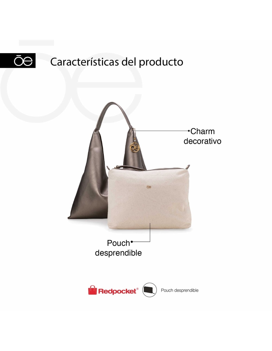 Set bolsa Hobo Helem de piel vegana para mujer 5
