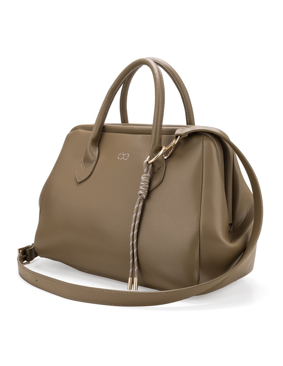 Bolsa satchel Ibidia de piel para mujer 5