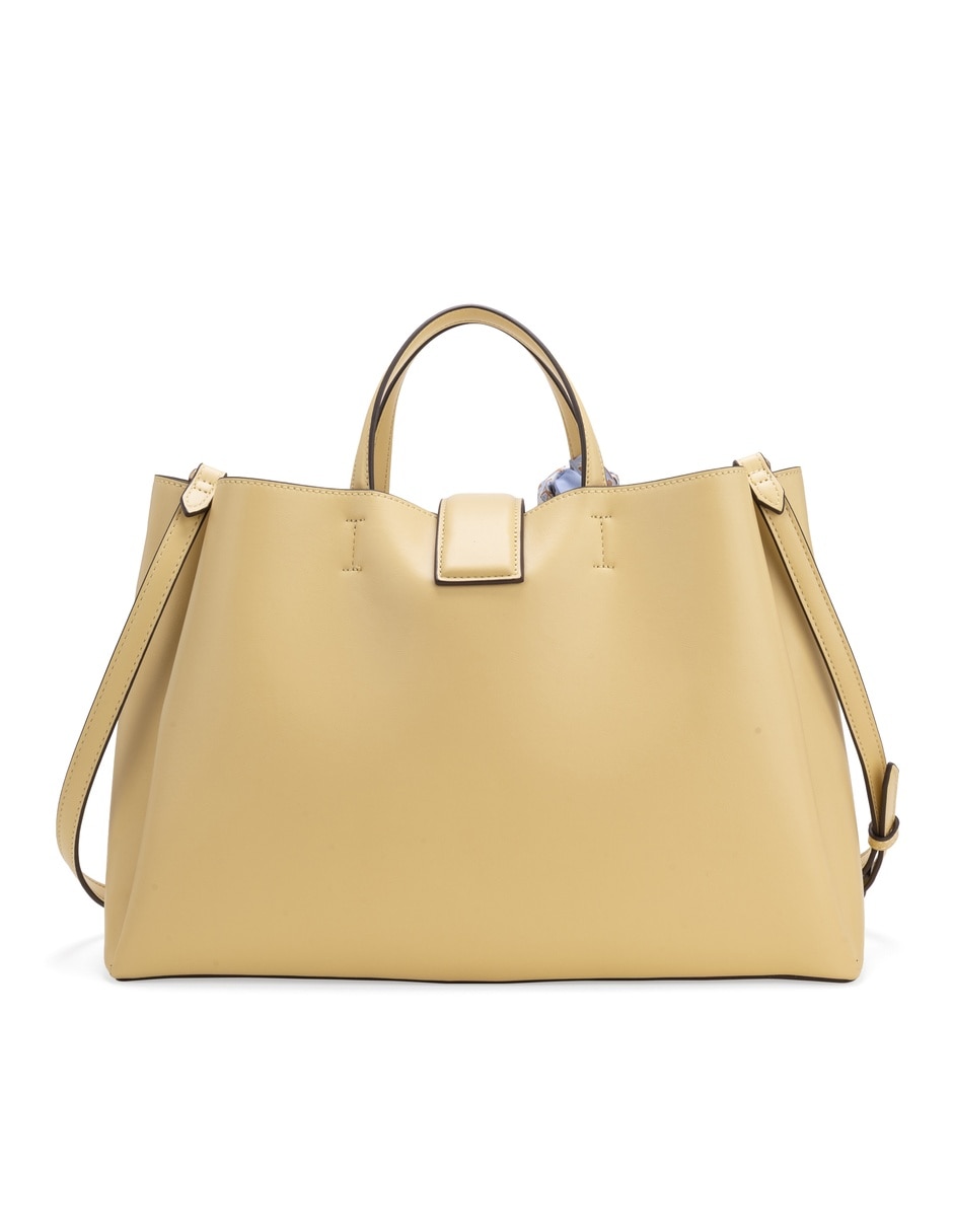 Bolsa satchel Yelynia de piel vegana para mujer 5