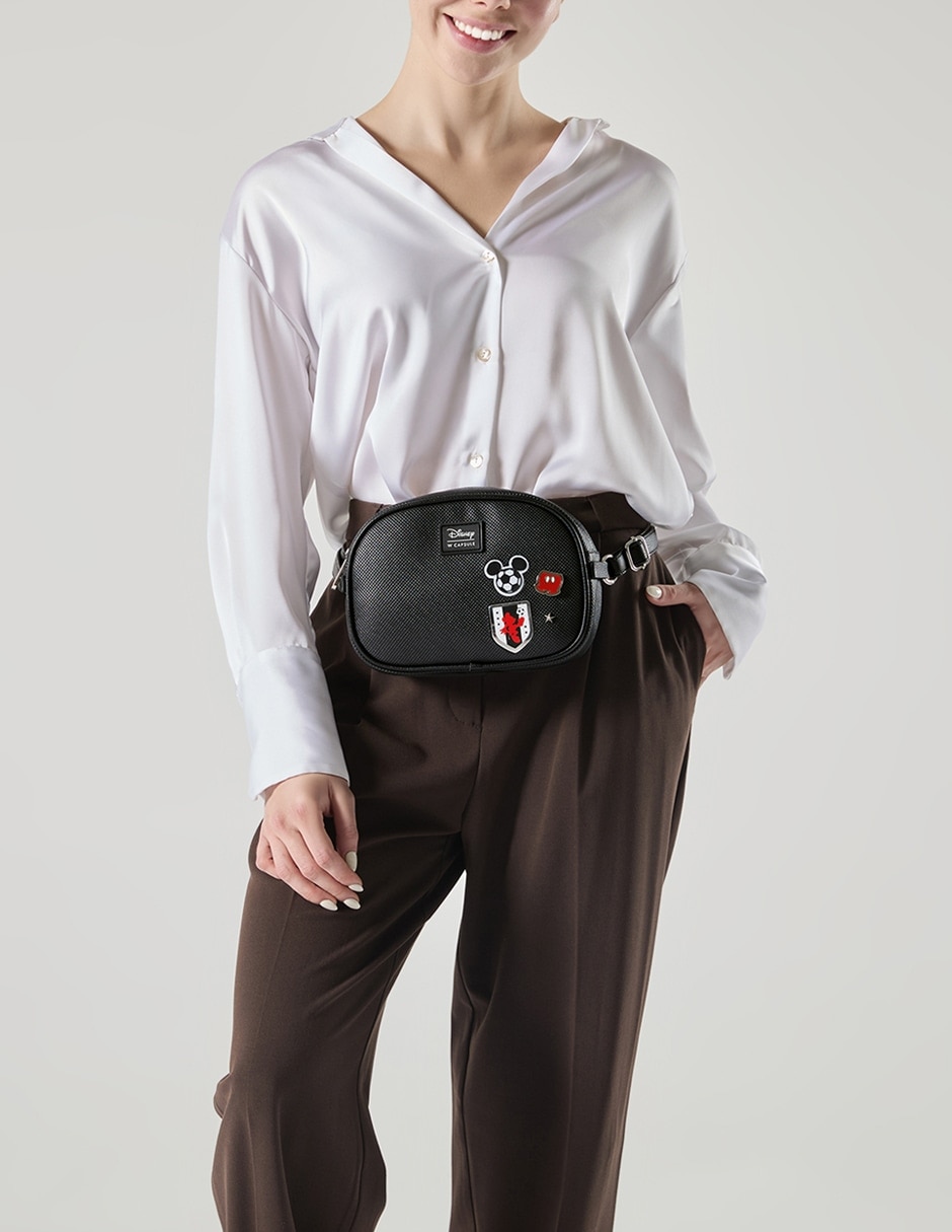 Bolsa crossbody Mickey Mundial para mujer 6