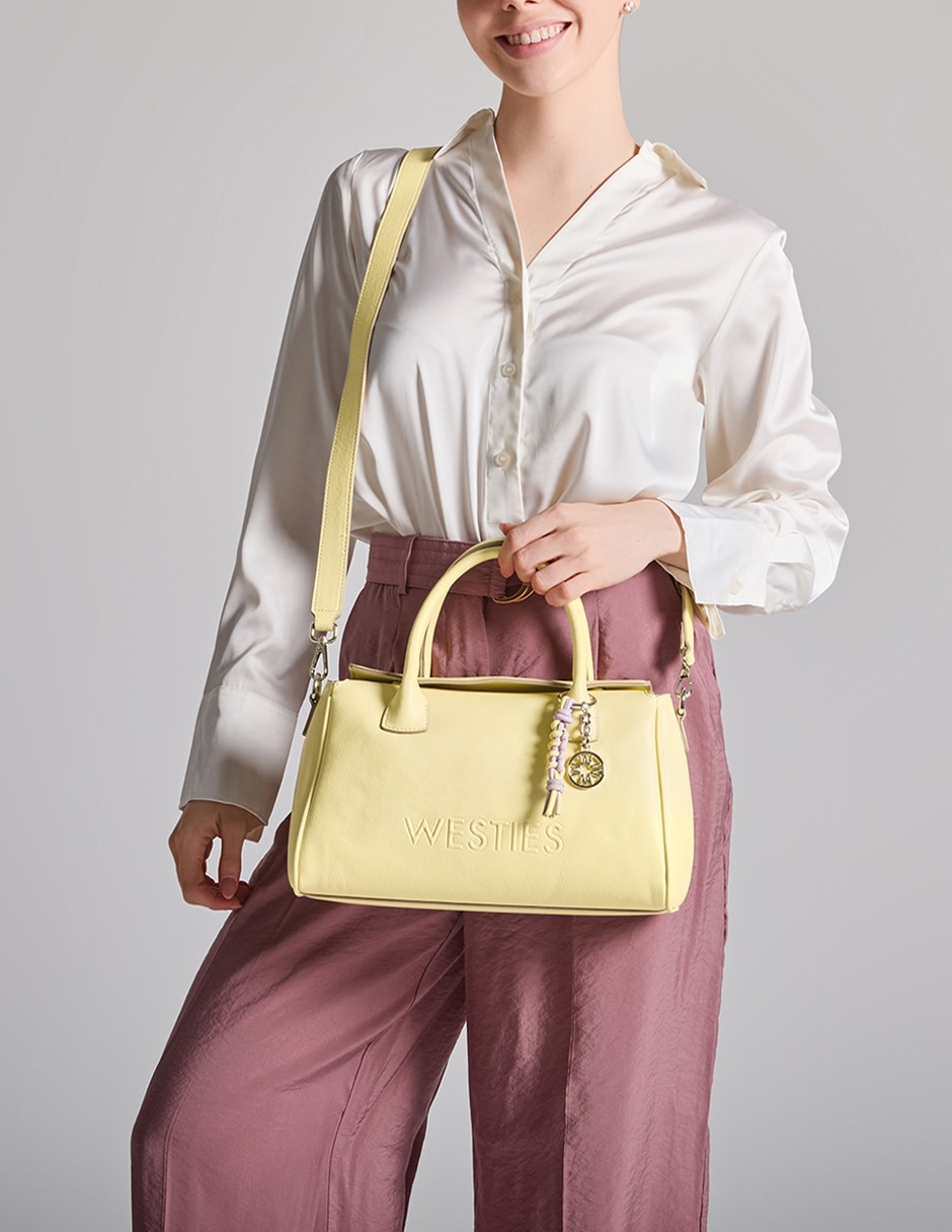 Bolsa satchel Viraj para mujer 6