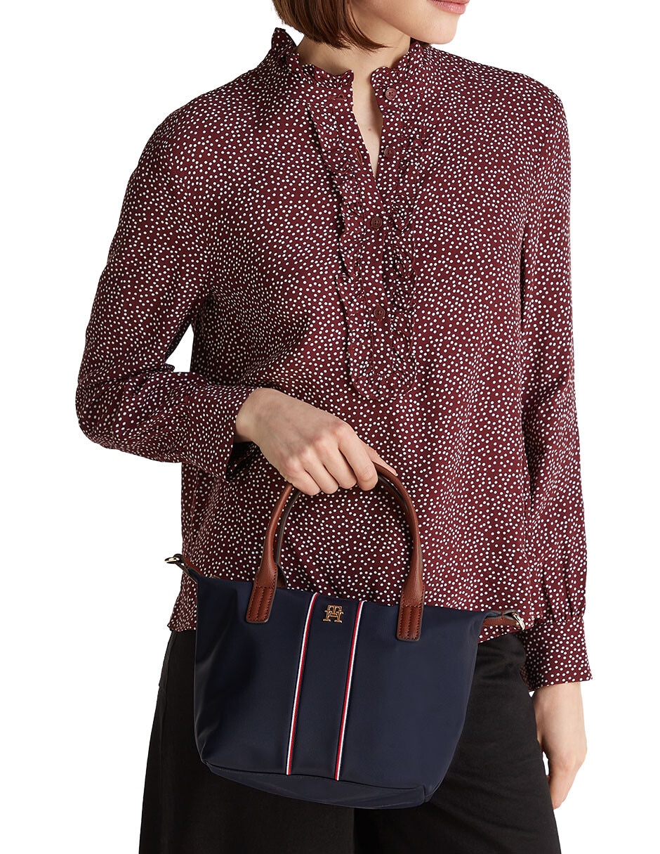Bolsa tote tommy hilfiger popette para mujer