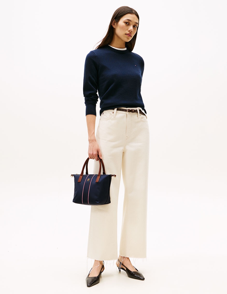 Bolsa tote tommy hilfiger popette para mujer