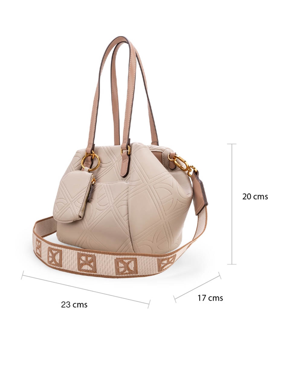 Bolsa satchel Hesami de piel vegana para mujer 2