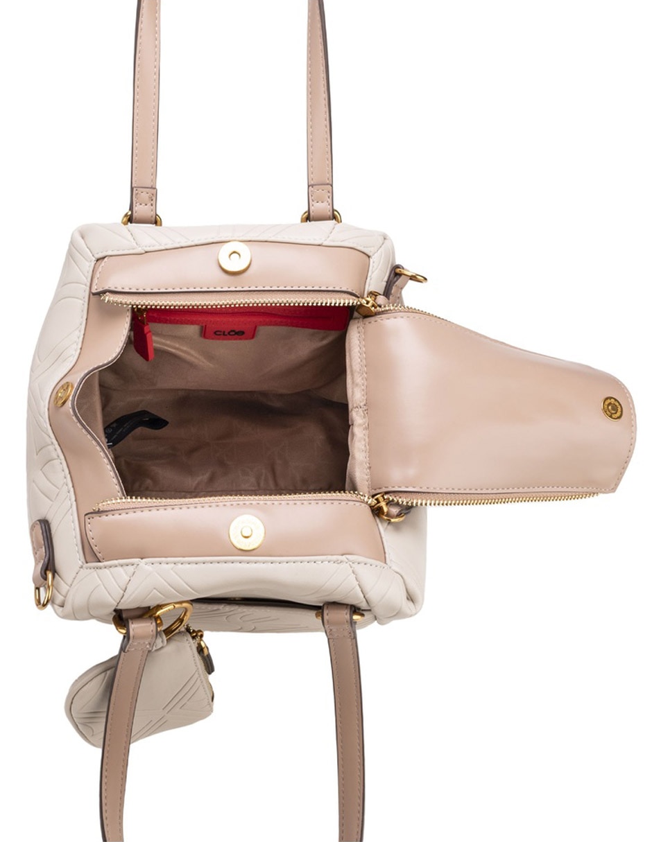 Bolsa satchel Hesami de piel vegana para mujer 7