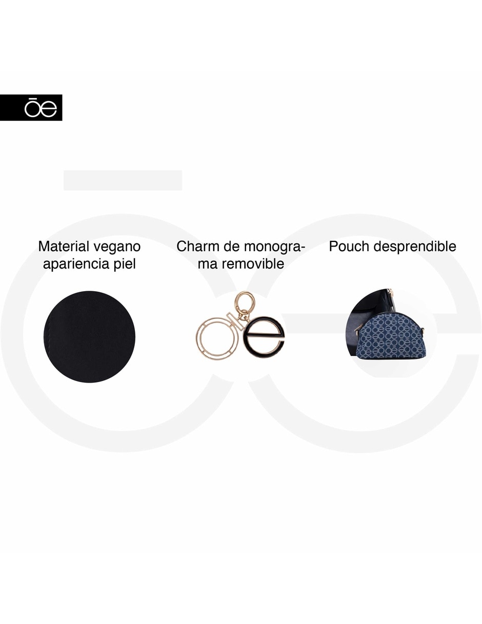 Bolsa shoulder Cloe Fexeri de piel vegana para mujer