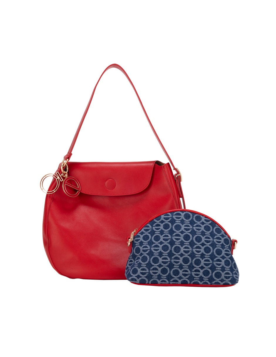 Bolsa shoulder Cloe Fexeri de piel vegana para mujer