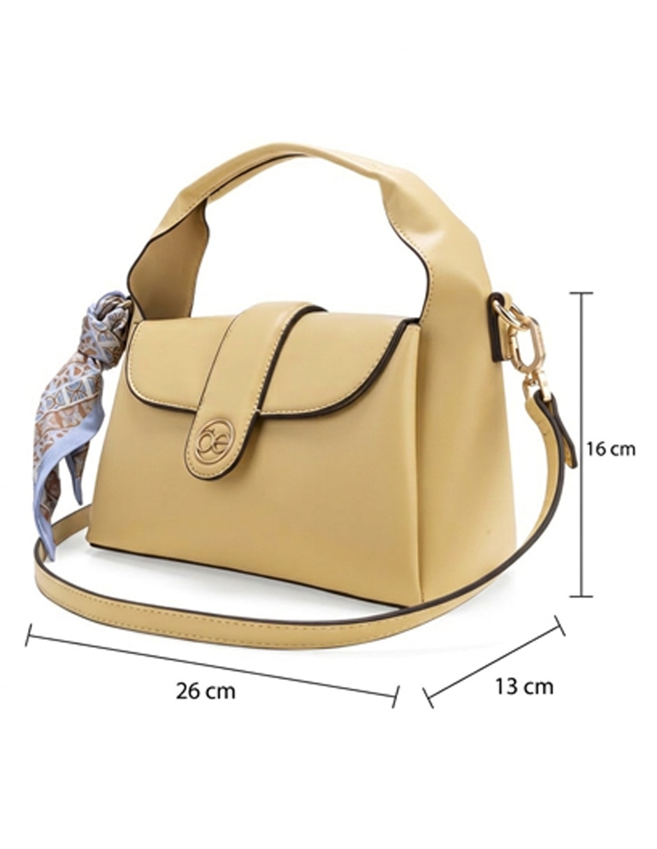 Bolsa shoulder Yelynia de piel vegana para mujer 10