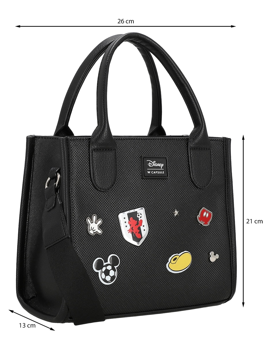 Bolsa satchel Pipluma Mickey Mouse para mujer 2